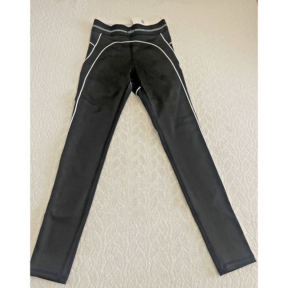 NWT ALO Yoga Airbrush High-Waist Black/White Women's Leggings Size Small